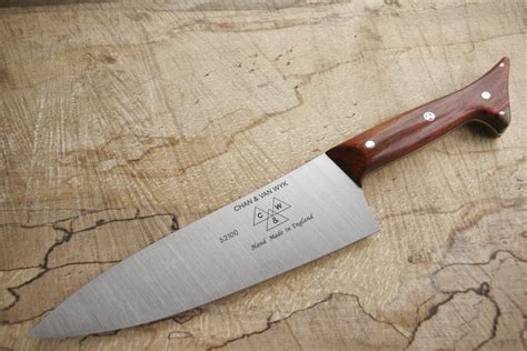 Handmade Kitchen Knife 200mm Long Blade 52100 High Carbon Steel