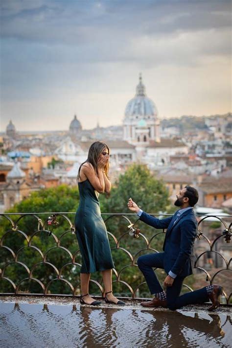 parco del pincio proposal rome italy professional photography proposal pictures romantic
