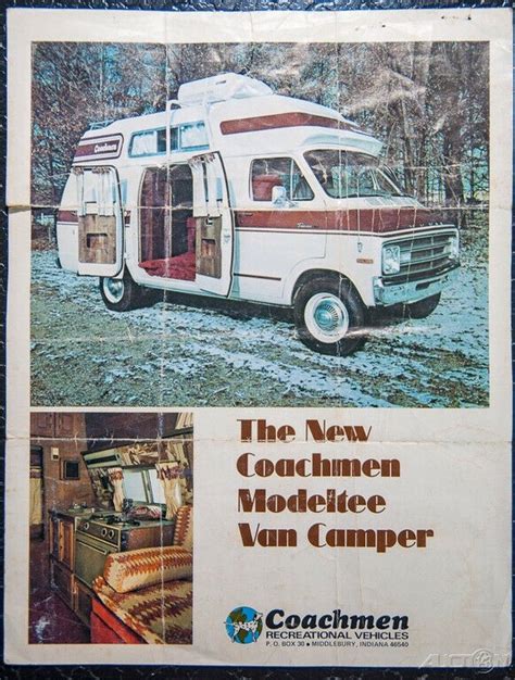 1977 Dodge B300 Tradesman Coachmen Model Tee Camper Van For Sale