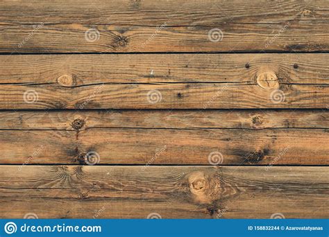 Old Wood Planks Background Brown Wooden Striped Texture