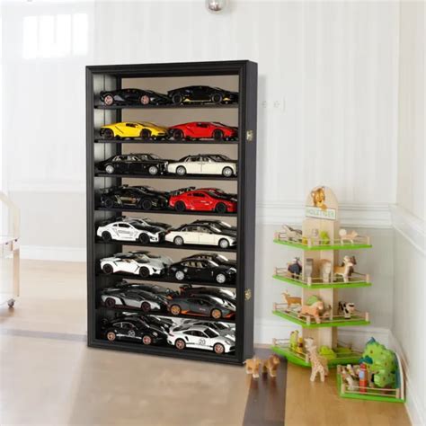 Display Case Cabinet For 124 Scale Wheels Diecast Hot Cars 164