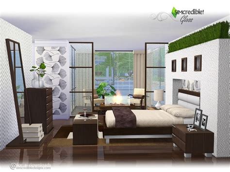 Gloss Bedroom Set By Simcredible At Tsr Sims 4 Updates