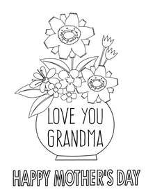Thank you for always being the shining example of what i wanted to be like when i grew up! thank you for laughing with us in the best of times and sticking with us through. Free Printable Mother's Day Grandma Cards, Create and ...