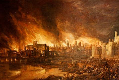 London Brinner Den Stora Branden 1666 Året Runt Historia So Rummet