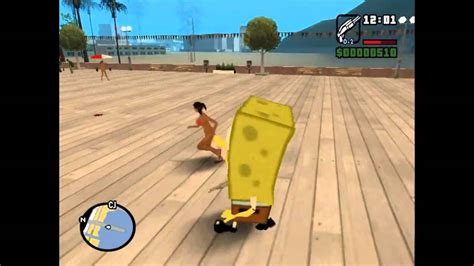 Sponge Bob Mod For Gta San Andreas Youtube