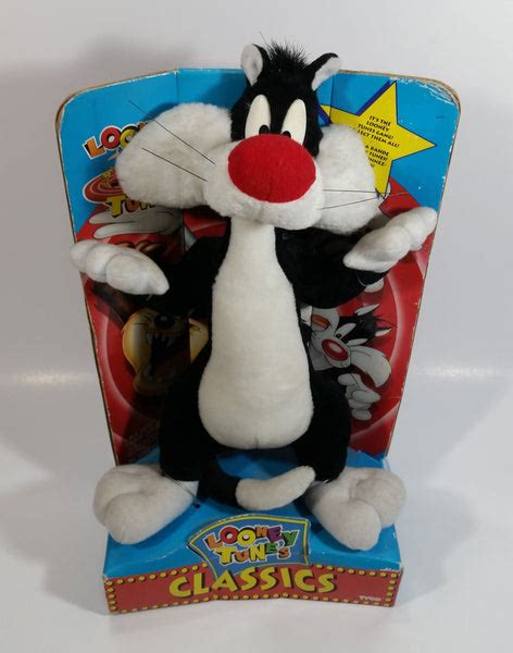 1994 Tyco Warner Bros Looney Tunes Sylvester The Cat 10 Tall Plush S