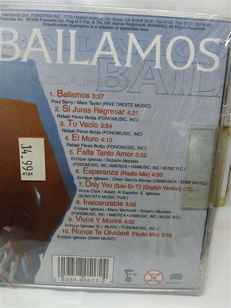 Enrique Iglesias Bailamos Greatest Hits Cd New Sealed Free Fast