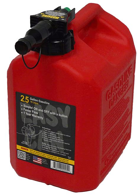 Gas Can Metal Fuel Can 25 Gallon Oil Can Contractors Fuel Can Home