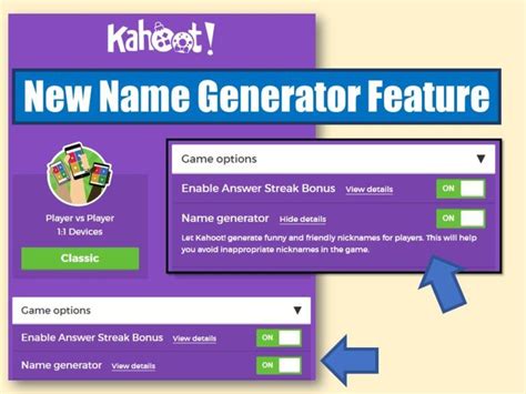 1.3 cool kahoot names 1.4 unique name ideas for kahoot here is the complete list of kahoot names categorized in different parts that you can choose. Kahoot - Name Generator and Challenge Features - Classroom ...
