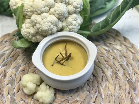 Pureed Cauliflower Soup Fresh From The Start