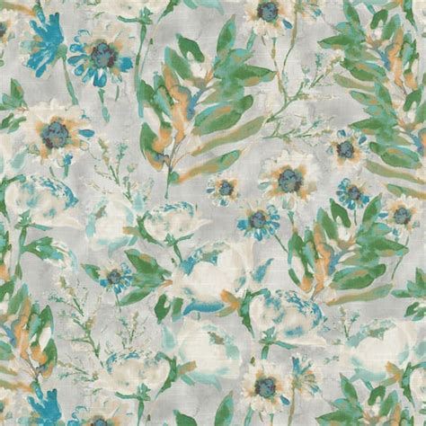 Kelly Ripa Home Seaglass Flower Mania Floral Cotton Fabric Michaels