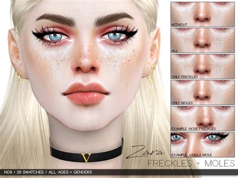 Zara Freckles Moles N09 By Pralinesims At Tsr Sims 4 Updates