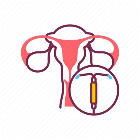 Contraceptive Intrauterine Method Safety Sex Spiral Uterus Icon