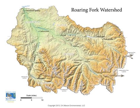 Rfc Roaring Fork Watershed Maps