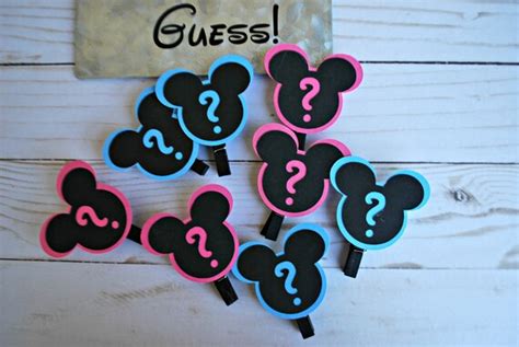 Mickey And Minnie Mouse Gender Reveal Party Game Gender Clothes Etsy