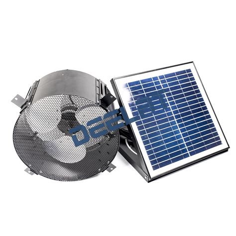 Solar Powered Exhaust Fan Ventilator 15w Adjustable 305mm