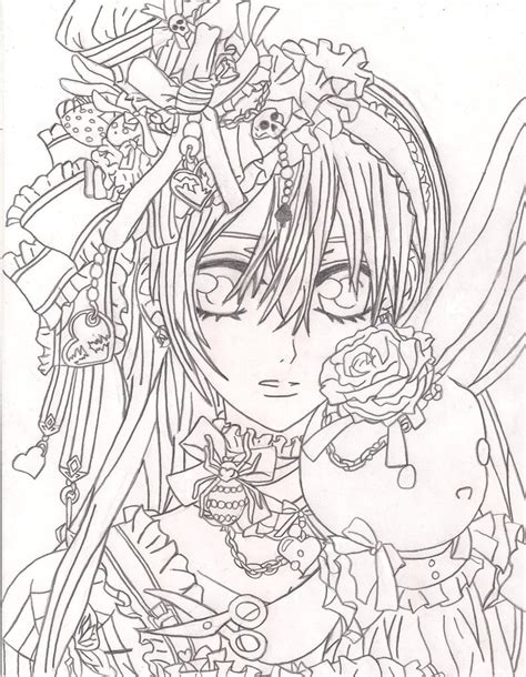Vampire Knight Coloring Page Coloring Home