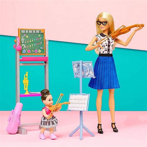 mattel doll barbie music teacher playset dhb63 fxp18