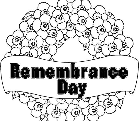 remembrance day coloring pages coloring home