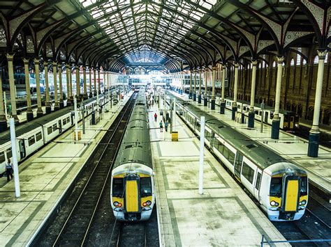 Trains At Liverpool Street Station By Doug Armand