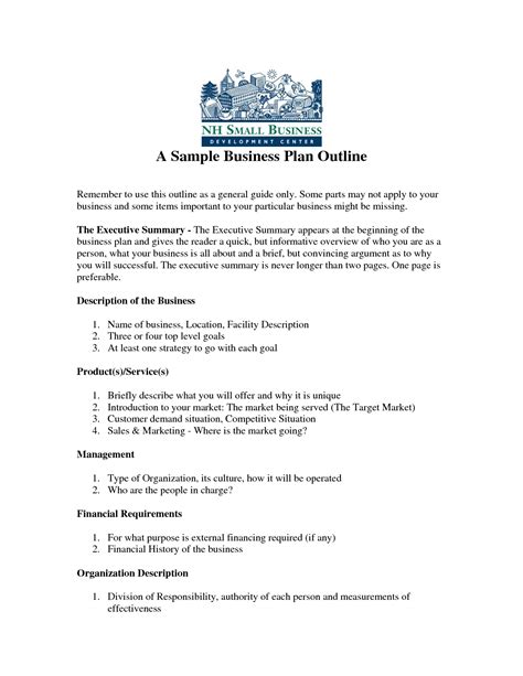 The business plan format that investors and lenders expect includes the follows 10 sections: Sample Business Plan - Fotolip