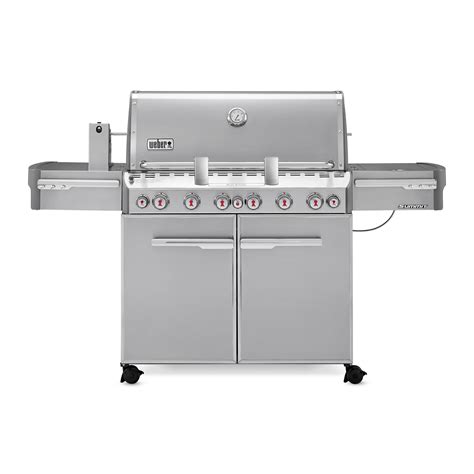 Weber Summit S 670 Gas Barbecue Lpg Stainless Steel The Gas Showroom