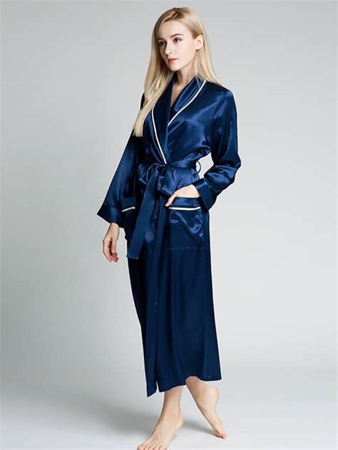 100 Pure Mulberry Silk Robes Silk Bathrobes Silk Kimono Robes For Women