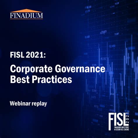 Fisl 2021 Corporate Governance Best Practices Finadium