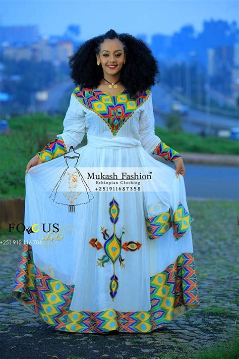 2019 New Habesha Kemis Ethiopian Clothing Ethiopian Traditional