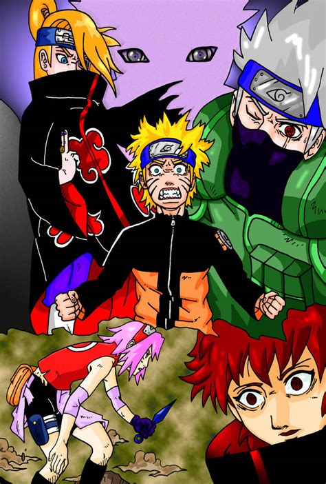 Naruto Vs Akatsuki By 6lm9 On Deviantart