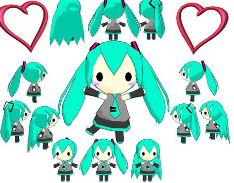 Mmd My Chibi Miku Dl By Shioku 990 On Deviantart