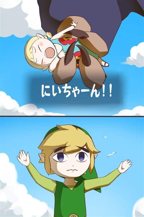 The Legend Of Zelda The Wind Waker Toon Link And Aryll 「さよならアリル」 「わさび」のイラスト [pixiv] イラスト
