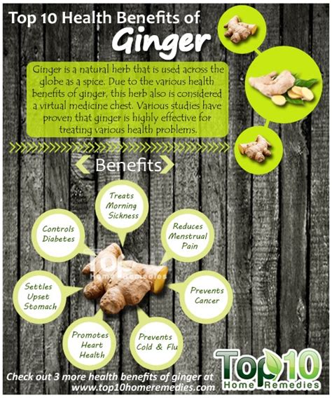 10 Key Health Benefits Of Adding Ginger To Your Diet Top 10 Home Remedies