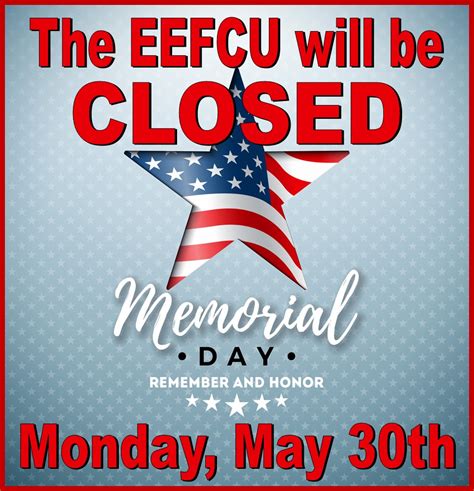Memorial Day Closure Emerald Empire Federal Credit Union
