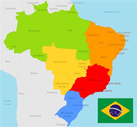Regiões Do Brasil Estados E Capitais Características E Mapa