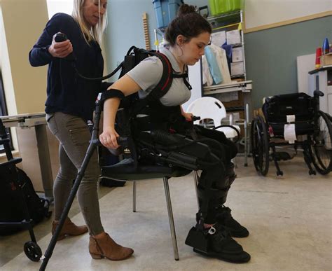 Powered Exoskeleton Helps Paralyzed Patients Relearn To Walk