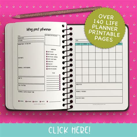 Printable Planner, Life Planner, Monthly Planner, Weekly Planner, Prayer Journal, Meal Planner ...