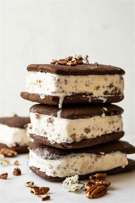 Butter Pecan Ice Cream Sandwiches Recipe Desserts And Drinks