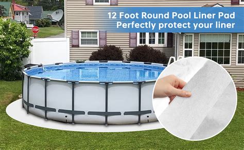 Amazon Com Jantens Foot White Round Pool Liner Pad For Above