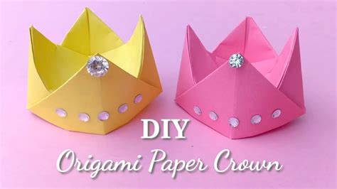 Diy Origami Paper Crown Easy Paper Craft How To Make A Paper Crown