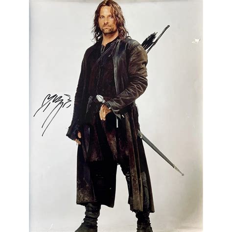 Autograph By Vigo Mortensen Aragorn For The Lord Of The Rings
