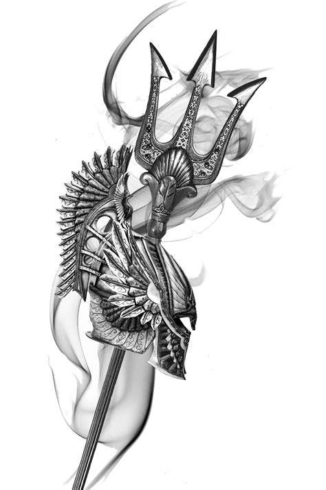 Poseidon S Trident By Lionel K On Deviantart Artofit