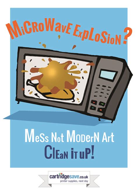 Office Sign For Microwave Mess Print What Matters