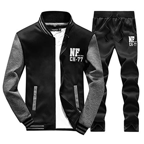 Get free mens sweat now and use mens sweat immediately to get % off or $ off or free shipping. Asali Men's Slim Fit Jogging Baseball Sweat Suits Casual ...