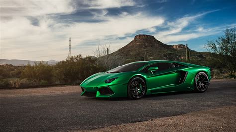 1366x768 Lamborghini Aventador Green 4k 1366x768 Resolution Hd 4k