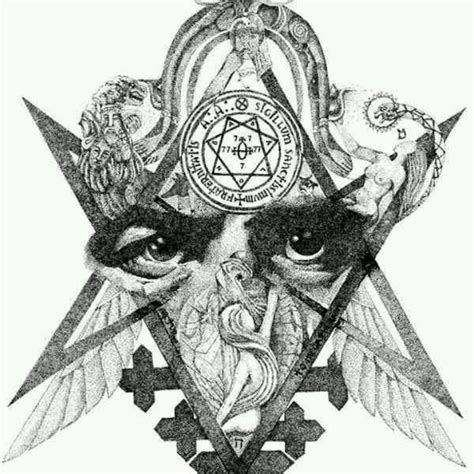 Hexagram Occult Art Occult Symbols Satanic Art
