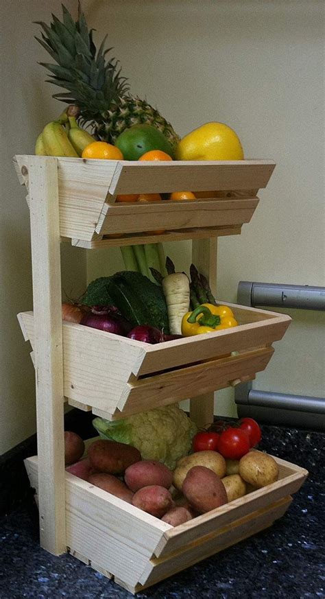 Three Tier Vegetable Rack Uk Kitchen And Home Vegetable