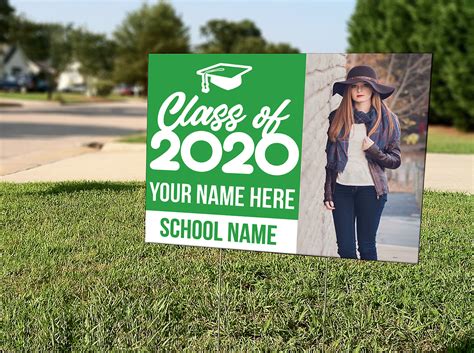 We're going to talk about 2 types of yard sale signs today. Graduation Yard Sign 6 (Any Color) (18x24")