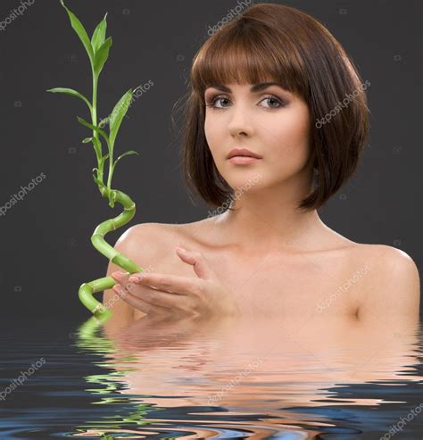 Brunette With Bamboo Stock Photo By Syda Productions 11767150