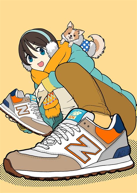 New Balance Anime Shoes Yorozuka Ena Saitou Yuru Camp Sneakers